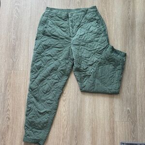 Fabletics Women’s Quilted Cargo Pants in Olive